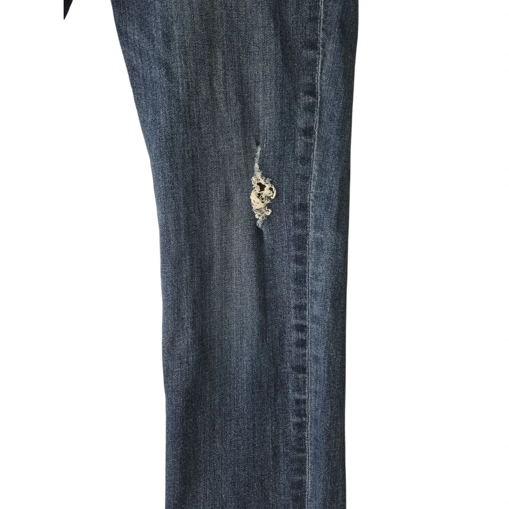 KUT from the Kloth Boyfriend Jeans Medium Wash Distressed Size 2 - Picture 9 of 14